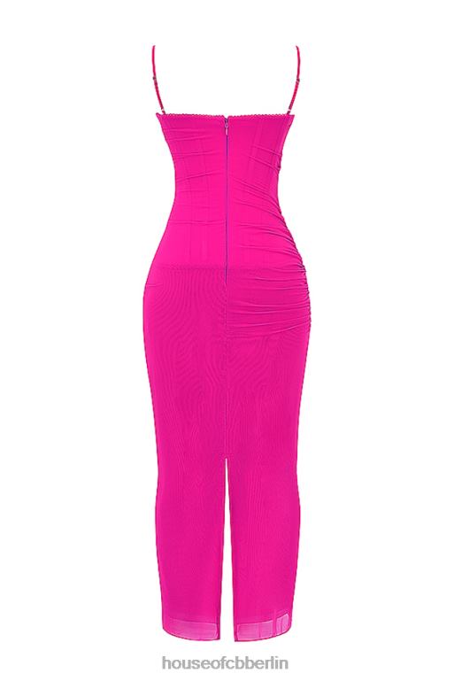 House of CB Fuchsia Maxikleid von Nalini Kleidung ZFD80197