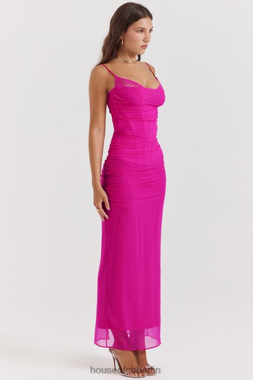 House of CB Fuchsia Maxikleid von Nalini Kleidung ZFD80197