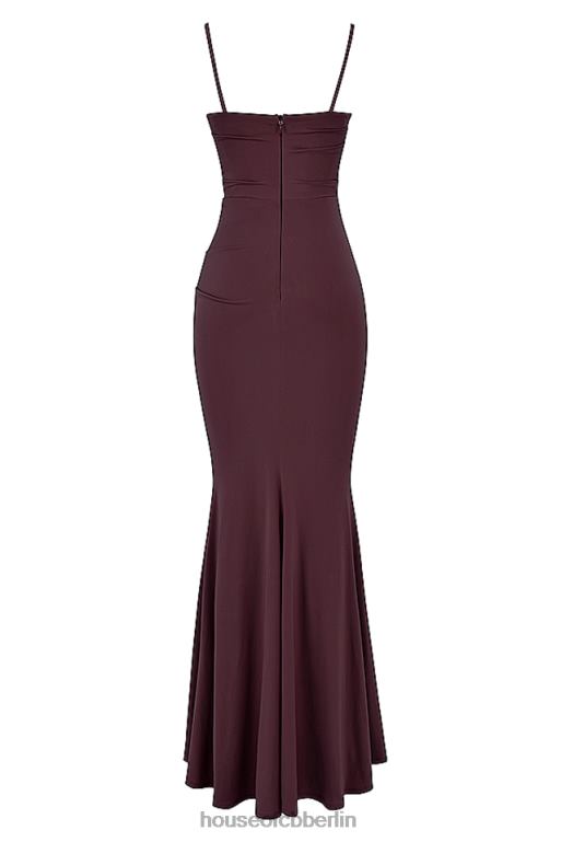 House of CB Milena Dark Cherry Korsett-Maxikleid Kleidung ZFD80307