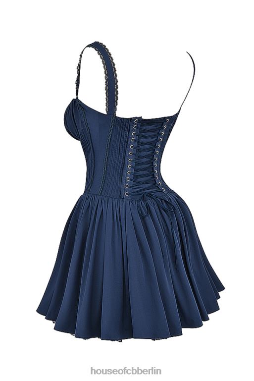 House of CB Pietra French Navy Korsett-Minikleid Kleidung ZFD80157