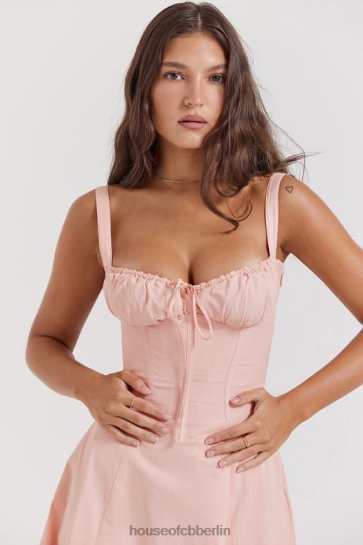 House of CB Carmen babyrosa Bustier-Sommerkleid Kleidung ZFD80196