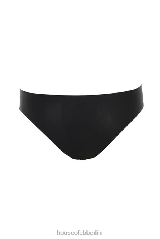 House of CB Mikromodaler nahtloser Slip – Schwarz Kleidung ZFD801294