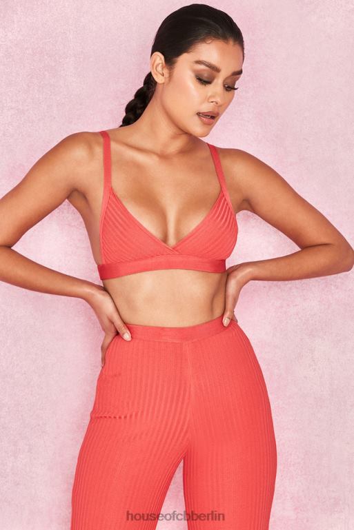 House of CB Jae Coral Bandage-Bralet-Oberteil Kleidung ZFD80819