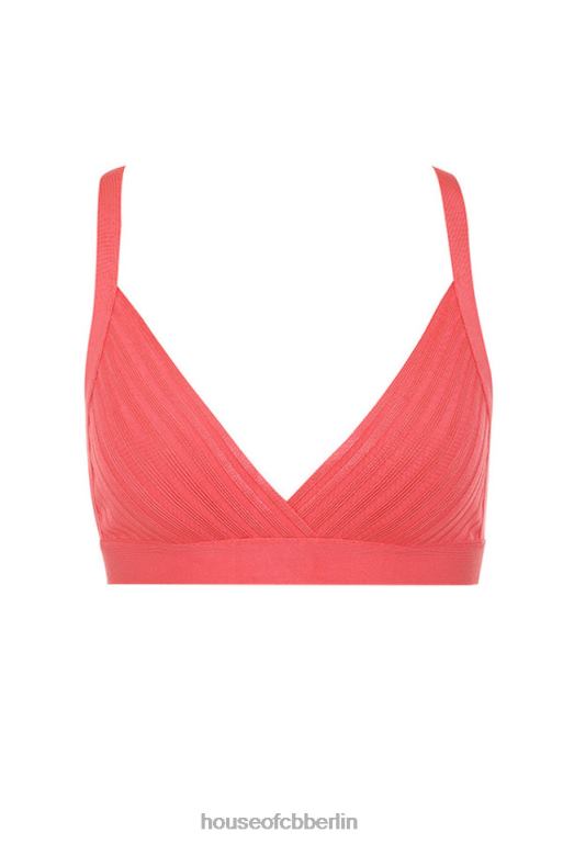 House of CB Jae Coral Bandage-Bralet-Oberteil Kleidung ZFD80819