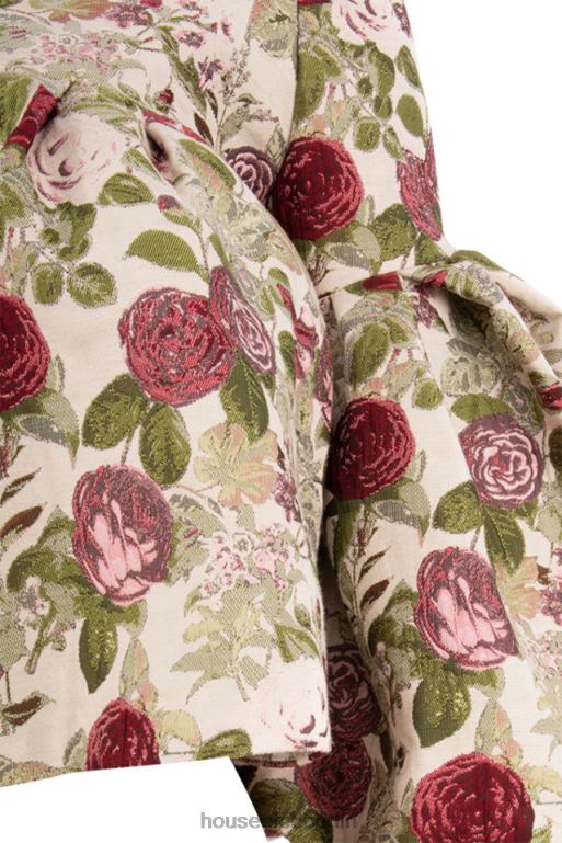 House of CB Naeve Vintage-Top mit Blumenmuster und Rüschen Kleidung ZFD80809