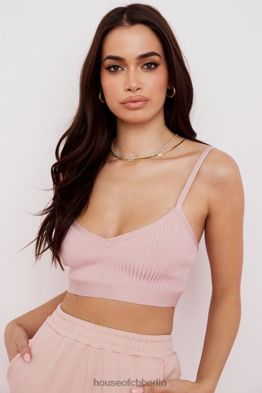 House of CB Evie Blush Bandage-Bralette Kleidung ZFD80762