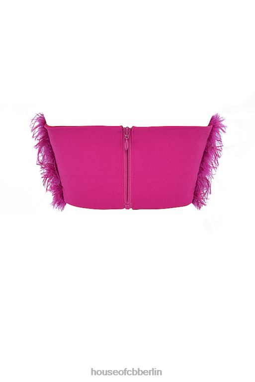 House of CB Bandeau mit Fenella-Hot-Pink-Besatz Kleidung ZFD80698